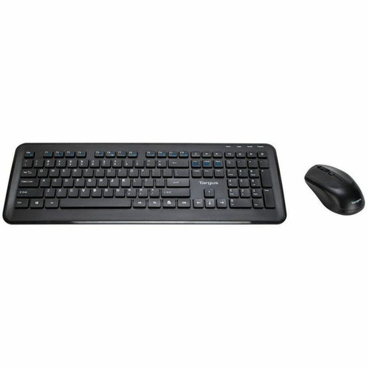 Targus KM610 Wireless Keyboard and Mouse Combo Black - USB Wireless RF 240 GHz Keyboard - Black - USB Wireless RF Mouse - Optical - AKM610BT