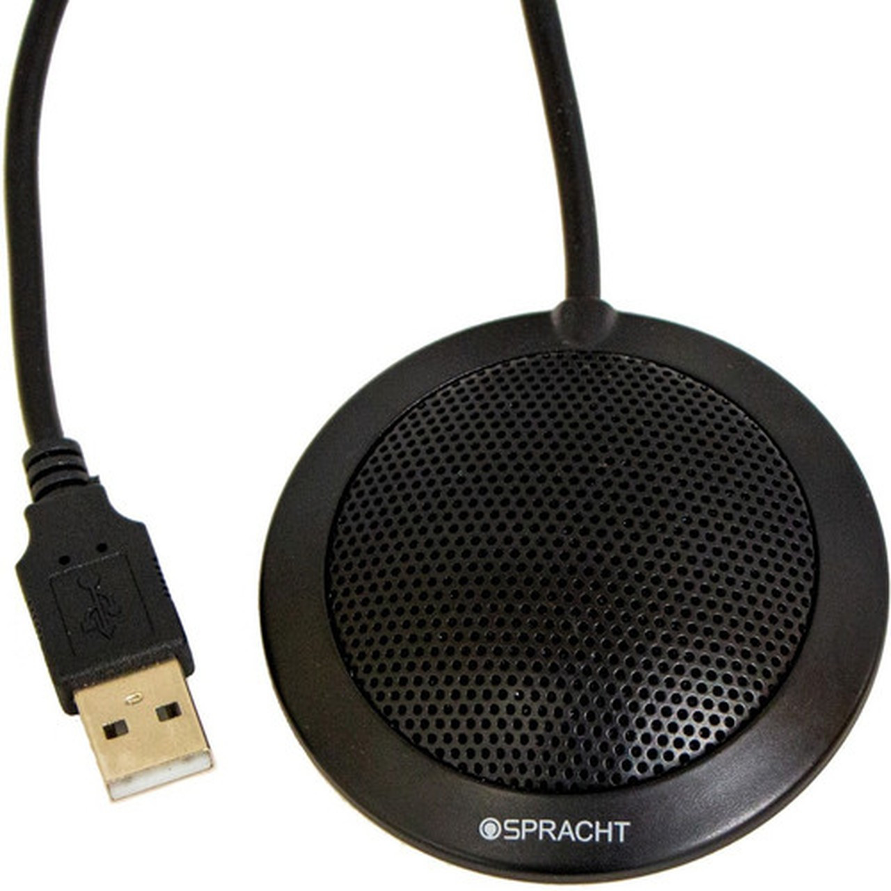 Spracht Wired Microphone - Black - 6 - 100 Hz to 16 kHz -47 dB - Omni-directional - USB 20 MIC2010