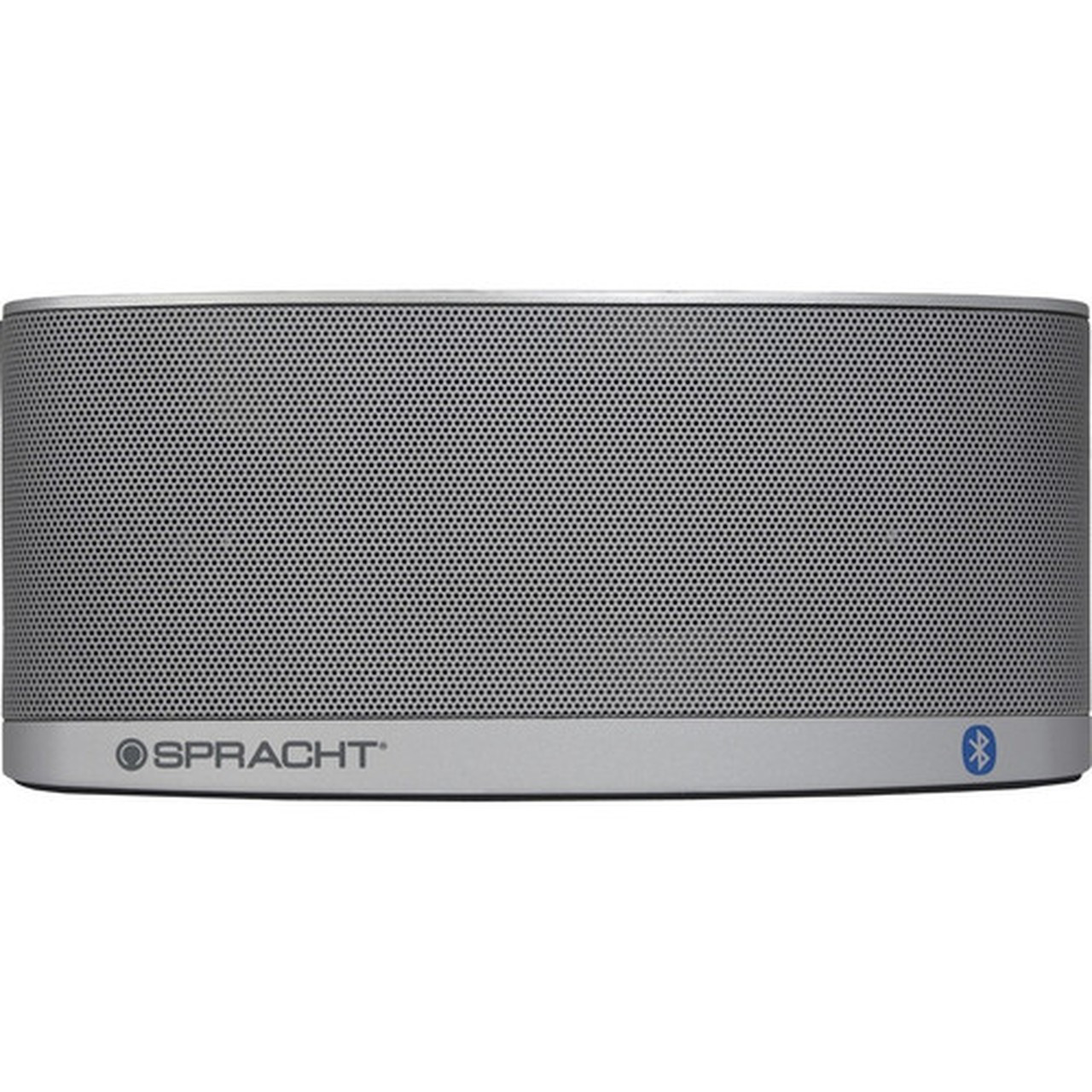 Spracht Blunote20 Portable Bluetooth Speaker System - 10 W RMS - Silver - Battery Rechargeable - USB - 1 Pack WS4015