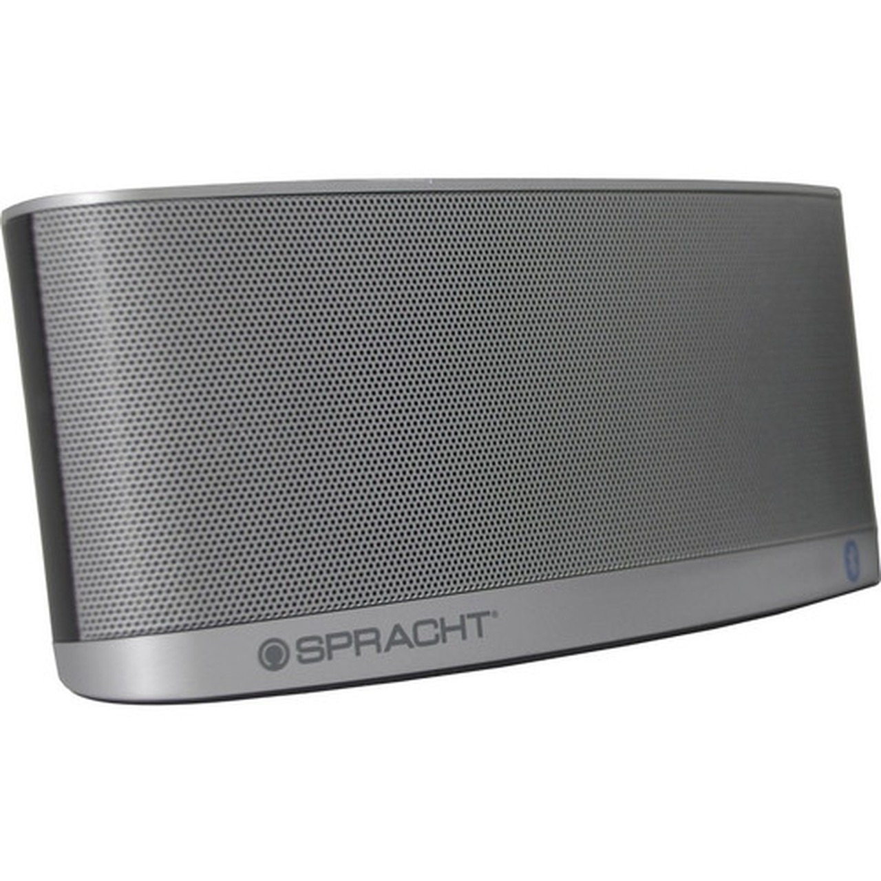 Spracht Blunote20 Portable Bluetooth Speaker System - 10 W RMS - Silver - Battery Rechargeable - USB - 1 Pack WS4015