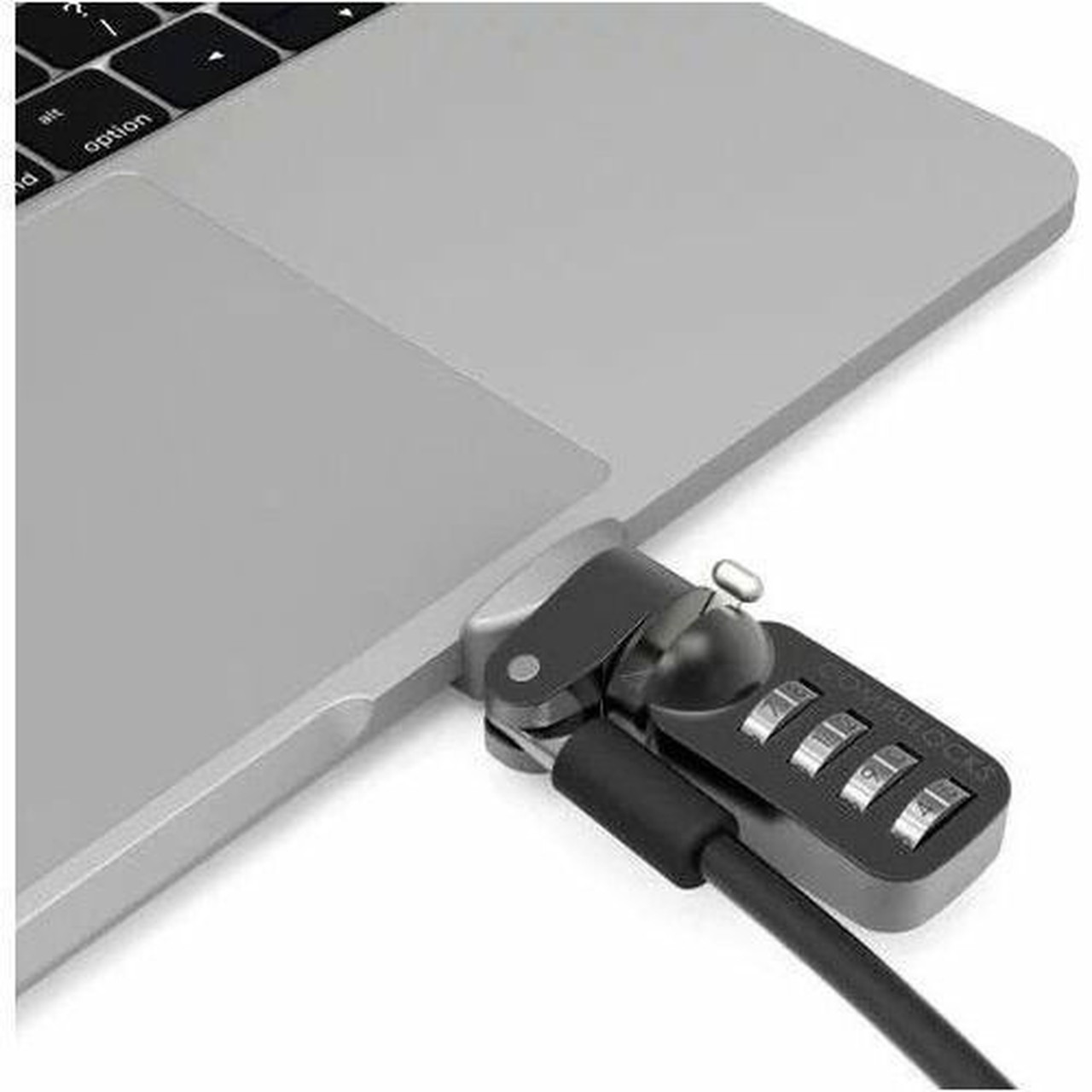 Compulocks Universal Ledge Security Lock Adapter For Macbook Pro - Trackpad Mount for PC Notebook MacBook Pro Security Case - Steel UNVMBPRLDG01CL