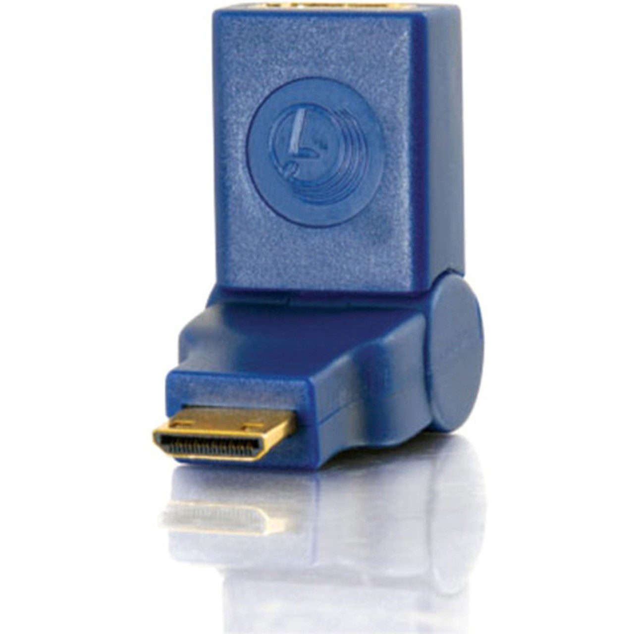 C2G_HDMI_Mini_Port_Saver_Adapter_-_1_x_HDMI_Female_Digital_AudioVideo_-_1_x_Mini_HDMI_Male_Digital_AudioVideo_-_Blue_40434