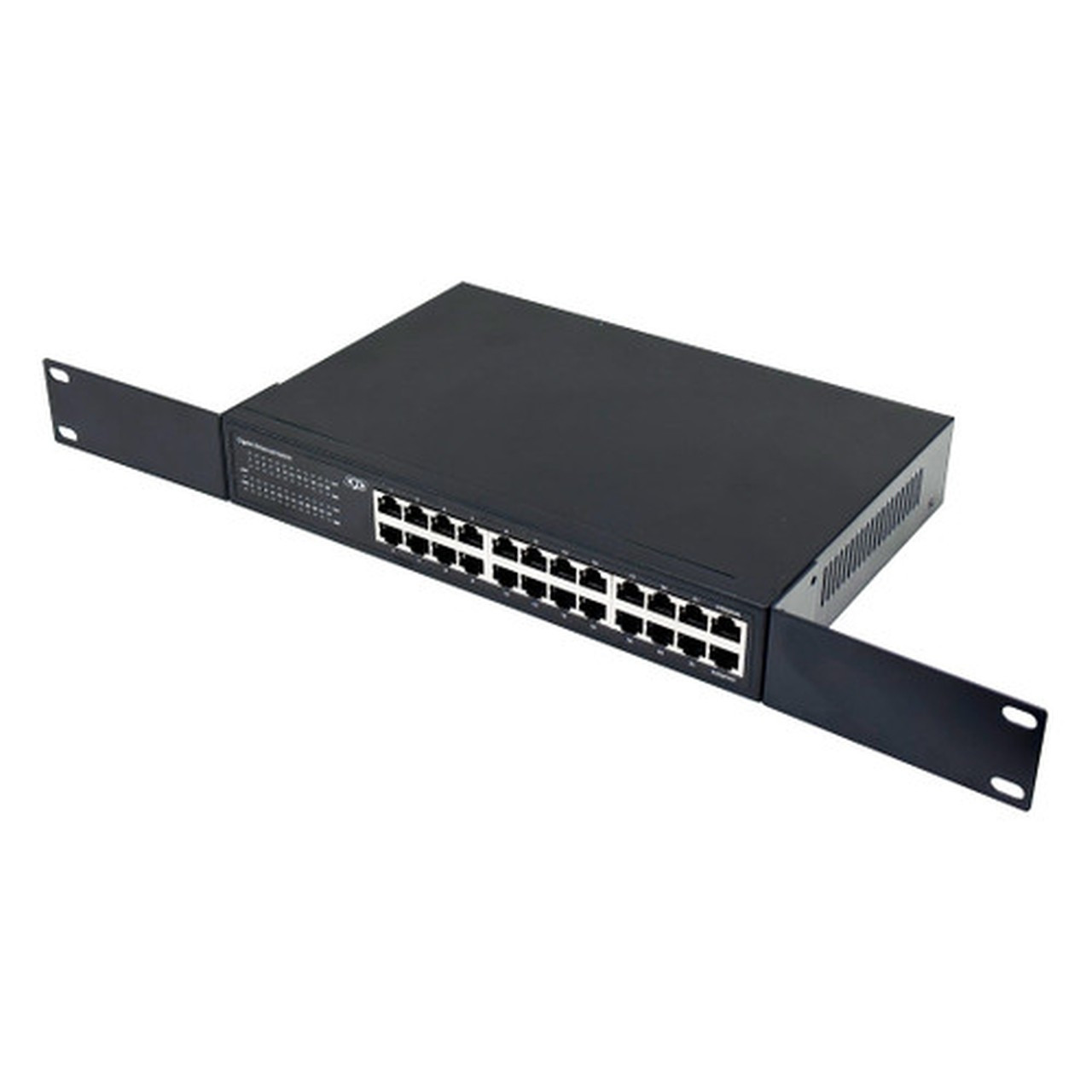 24-Port 101001000Mbps Gigabit Ethernet Network Switch - DesktopWall MountRack Mount - Unmanaged - 1U - 48Gbps Total Bandwidth