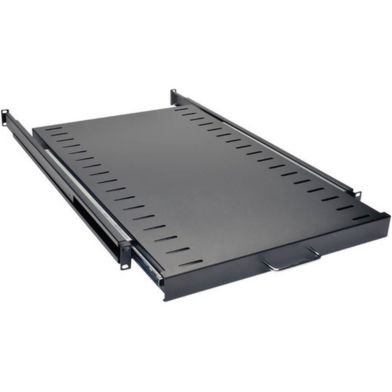 Tripp_Lite_SmartRack_SRSHELF4PSL_Rack_Shelf_-_Black_-_Cold-rolled_Steel_CRS_-_2268_kg_Maximum_Weight_Capacity_SRSHELF4PSL