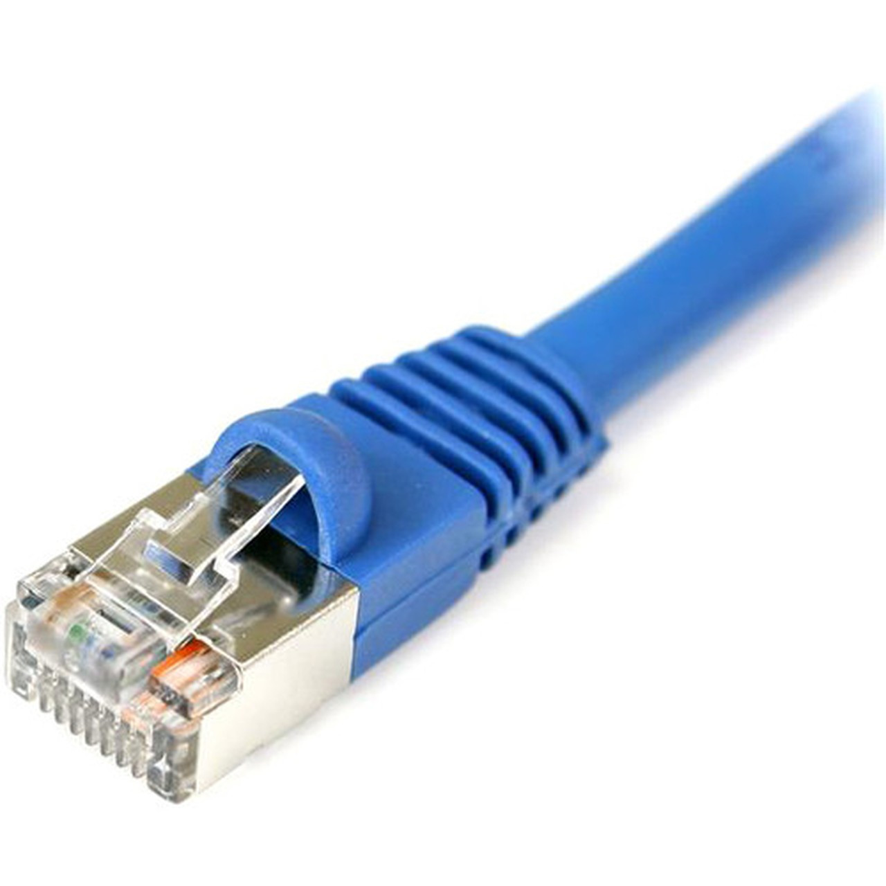StarTechcom_25_ft_Blue_Shielded_Snagless_Cat5e_Patch_Cable_-_Category_5e_-_25_ft_-_1_x_RJ-45_Male_-_1_x_RJ-45_Male_-_Blue_S45PATCH25BL