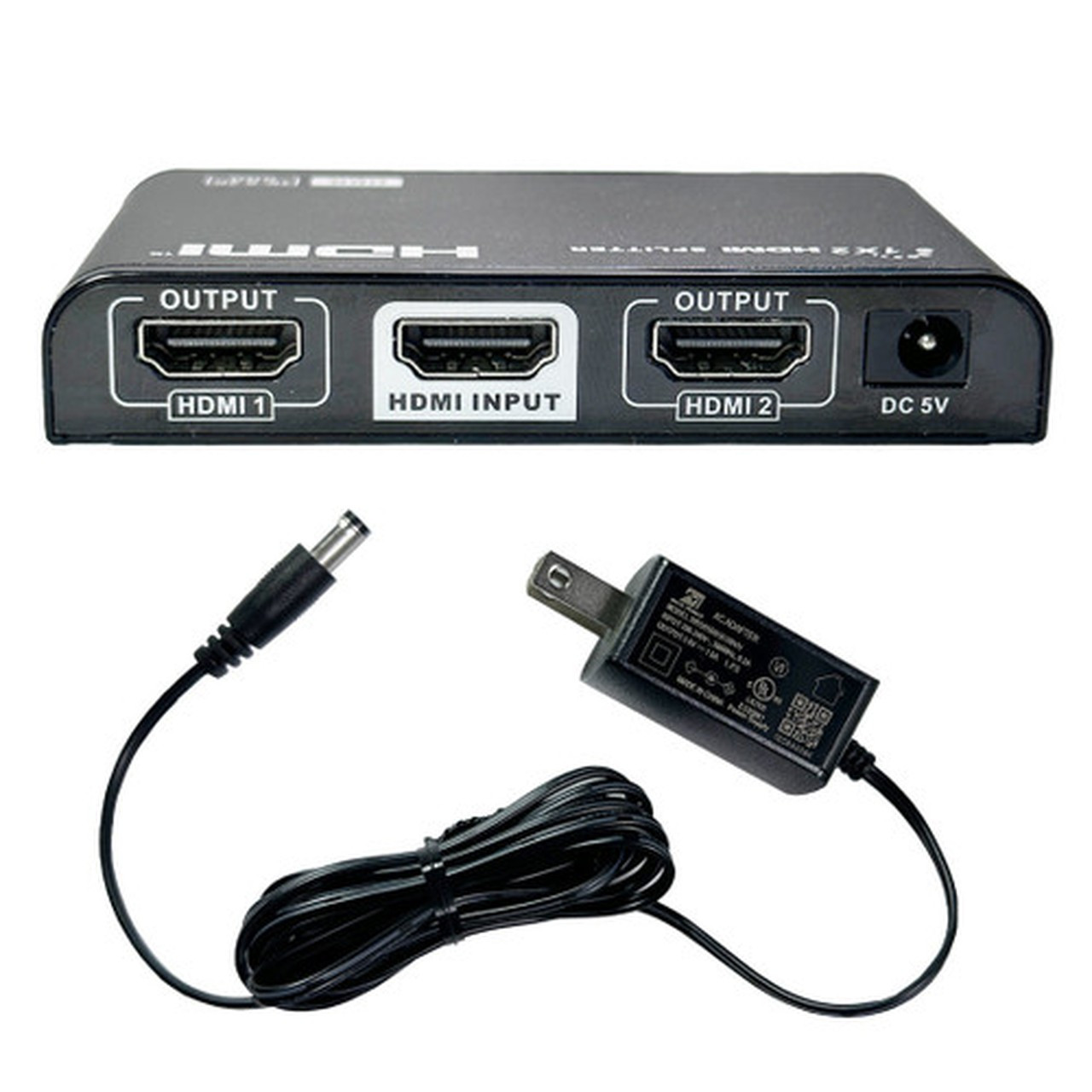 1x2 HDMI Splitter 4Kx2K60Hz EDID HDCP 22 YUV 444