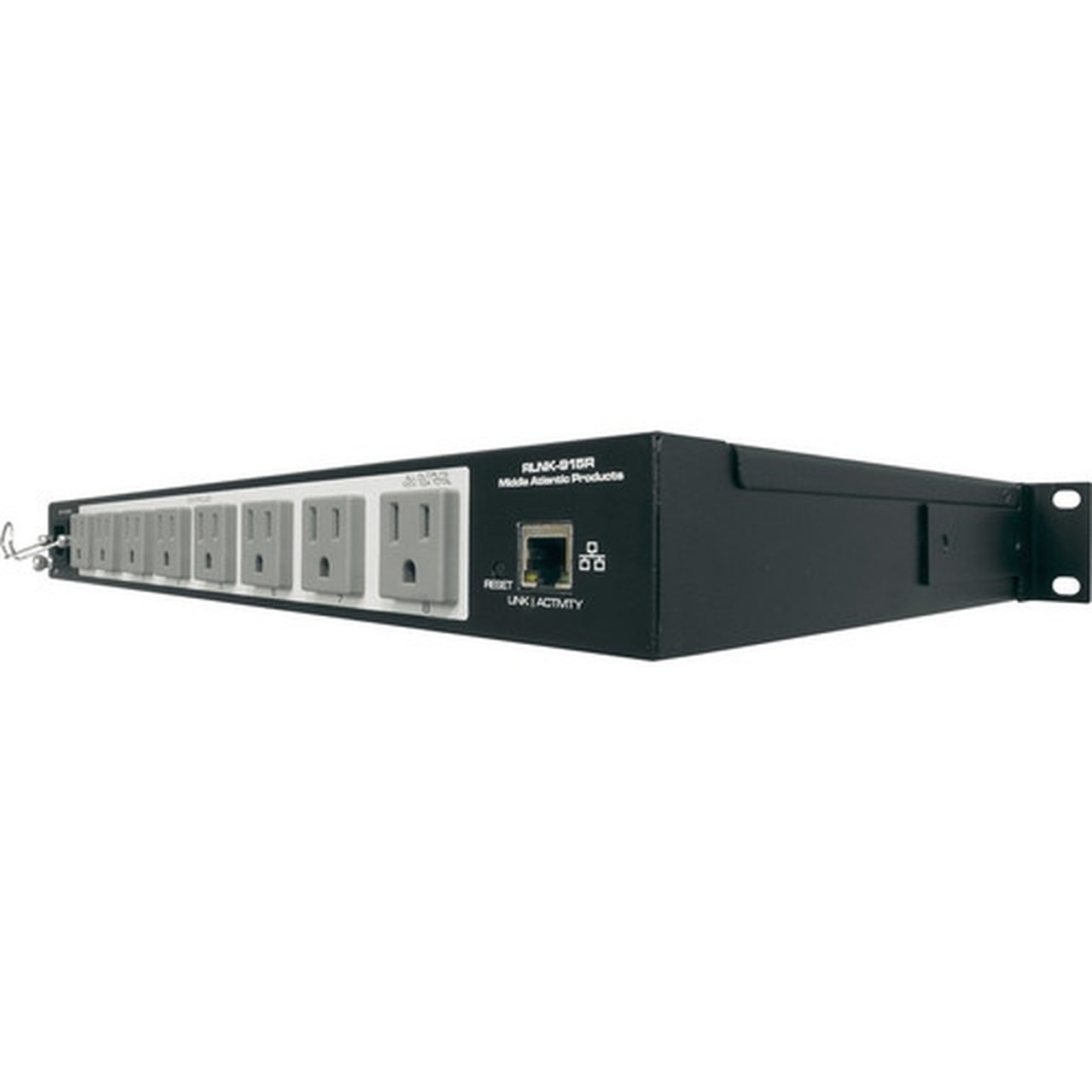 Middle Atlantic Select Series 9-Outlet PDU with RackLink - Basic - NEMA 5-15P - 9 x AC Power - Network RJ-45 - Horizontal - RLNK-915R