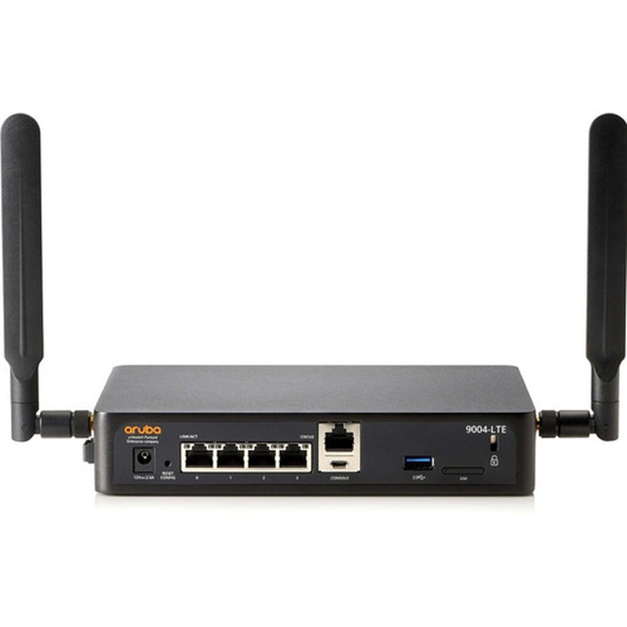 Aruba 9004-LTE Cellular ModemWireless Router - 4G - LTE Advanced UMTS HSPA - 4 x Network Port - USB - Gigabit Ethernet - Desktop R3V90A