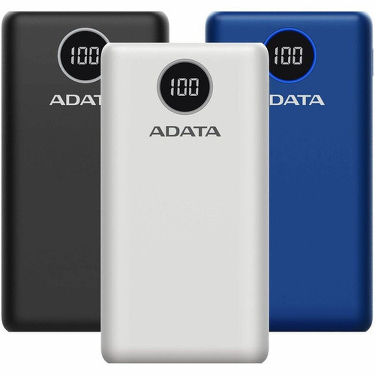 Adata P20000QCD Power Bank - For Mobile Phone Gaming Console - Lithium Polymer Li-Polymer - 20000 mAh - 3 A - 5 V DC 9 V DC 12 V AP20000QCD-DGT-CBK