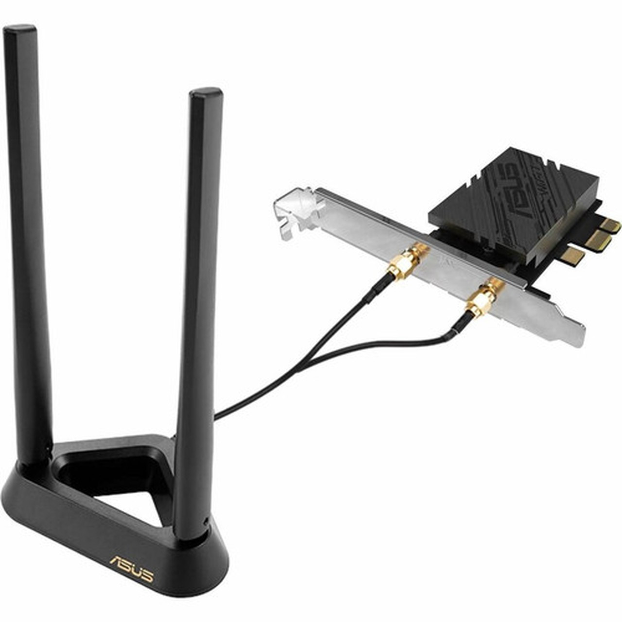 Asus PCE-BE92BT IEEE 80211be Bluetooth 54 Wi-FiBluetooth Combo Adapter for Computer - PCI Express x1 - 912 Gbits - 240 GHz ISM - PCE-BE92BT