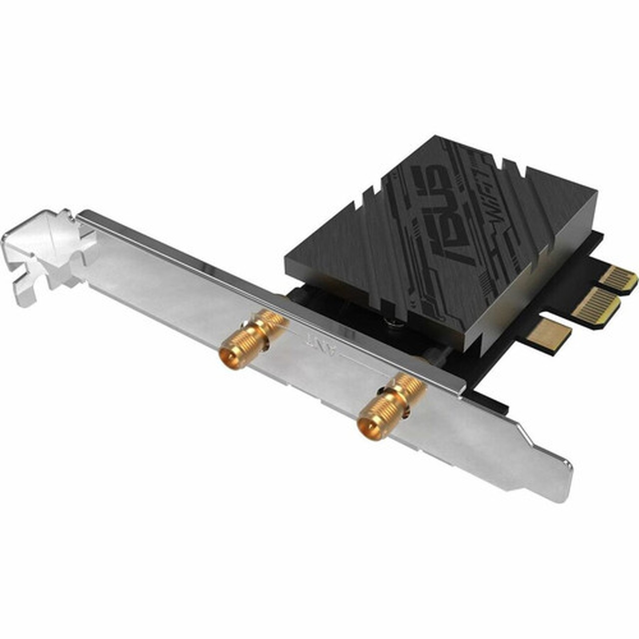 Asus PCE-BE92BT IEEE 80211be Bluetooth 54 Wi-FiBluetooth Combo Adapter for Computer - PCI Express x1 - 912 Gbits - 240 GHz ISM - PCE-BE92BT