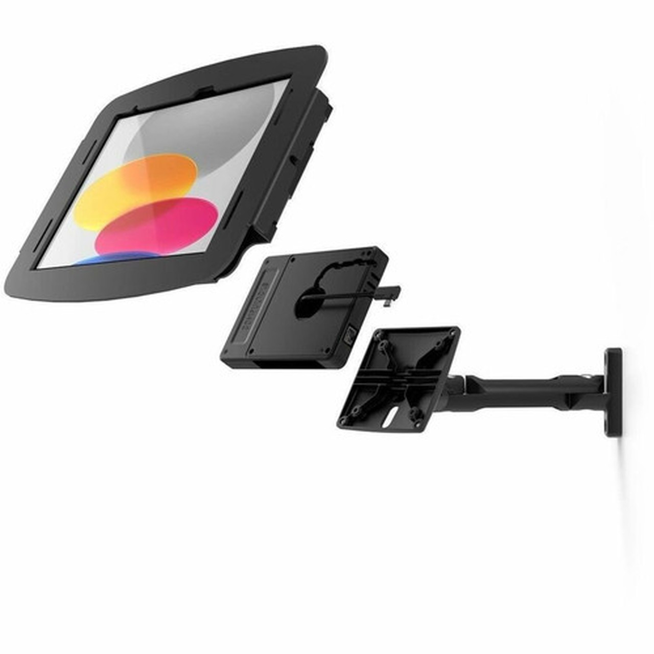 Compulocks Mounting Enclosure for Kiosk iPad Air 5 iPad Air 4 - Black - 109 Screen Support - 1 827B109IPDSBH01