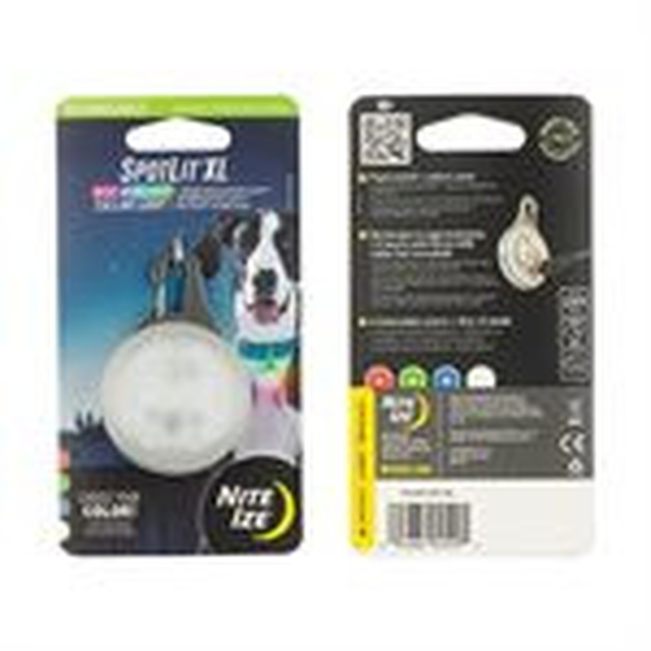 NITE IZE SpotLit XL Rechargeable Collar Light - Disc-O Select PSLGR-07S-R6