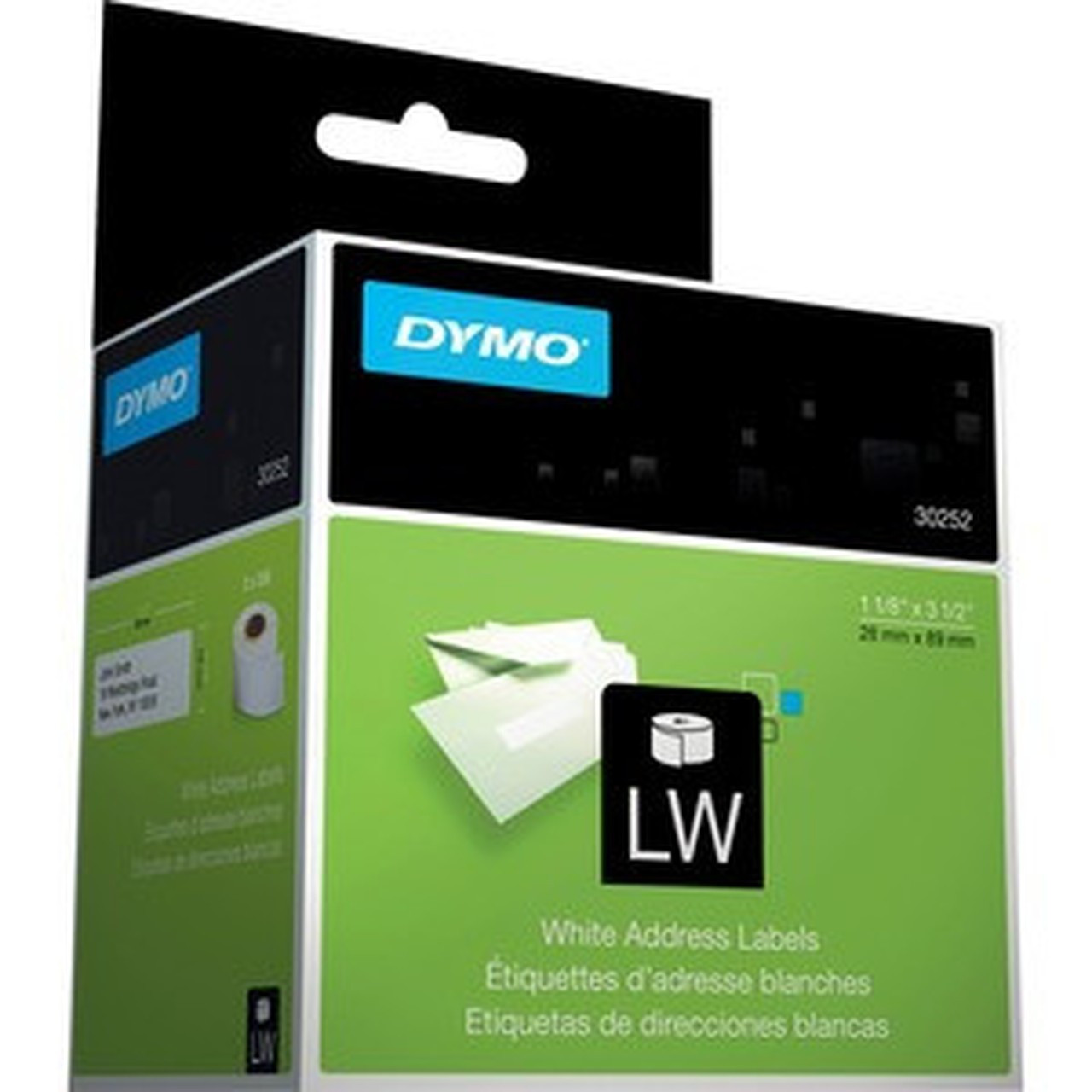 Dymo_LabelWriter_Address_Labels_-_1_18_Width_x_3_12_Length_-_White_-_Paper_-_350__Roll_-_2_Roll_30252