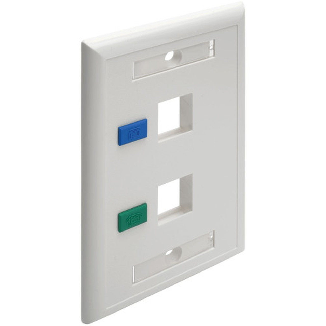 Tripp_Lite_N042-001-WH_2-Socket_Faceplate_-_2_x_Sockets_-_1-gang_-_White_N042-001-WH