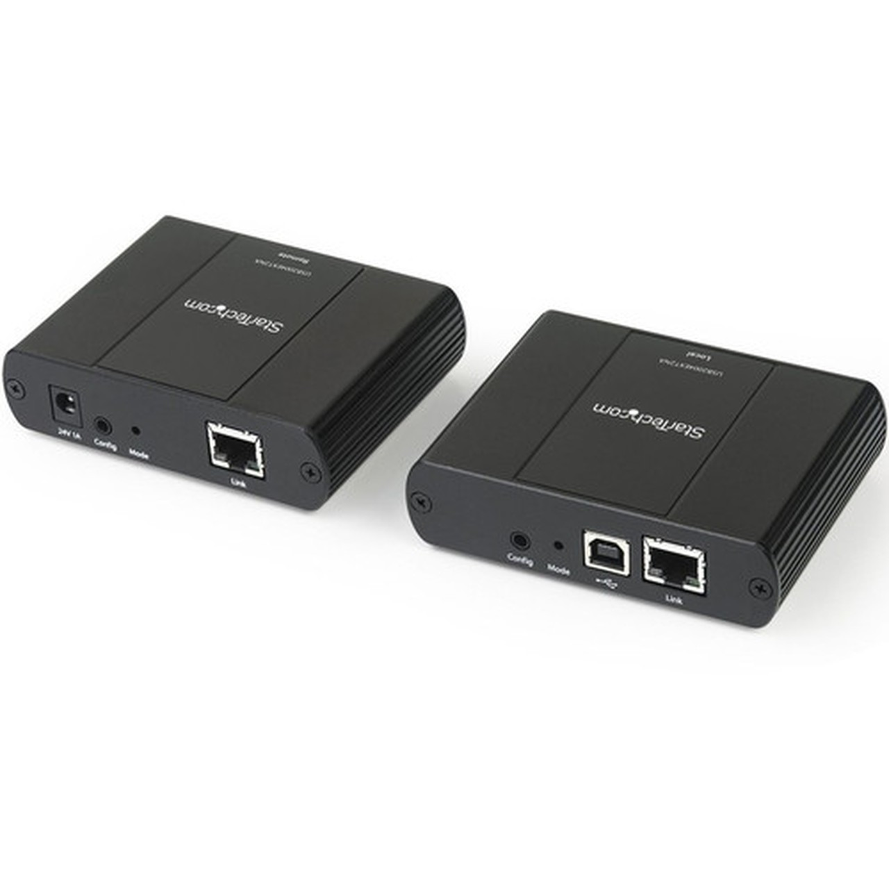 StarTechcom 4 Port USB 20 Extender Hub over Cat5e or Cat6 Ethernet Cable - 330ft100m Metal USB 20 Extender Kit - ESD Powered - 4 USB2004EXT2NA