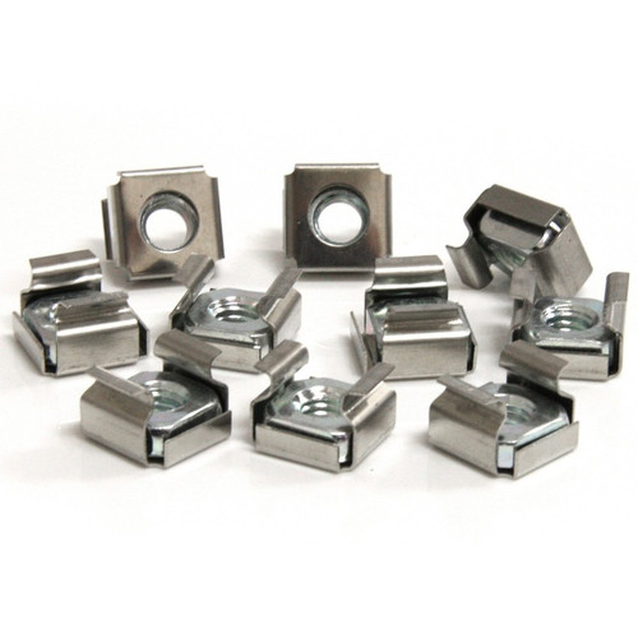StarTechcom 50 Pkg M6 Cage Nuts for Server Rack Cabinet - Install your rack-mountable hardware securely with these high quality cage CABCAGENUTS6