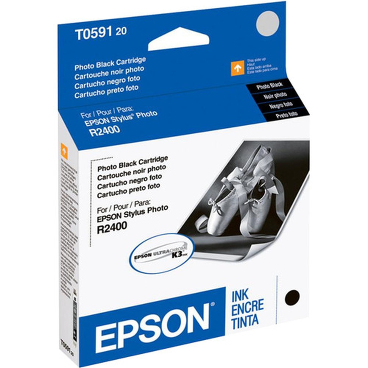 Epson Original Ink Cartridge - Inkjet - 450 Pages - Photo Black - 1 Each T059120