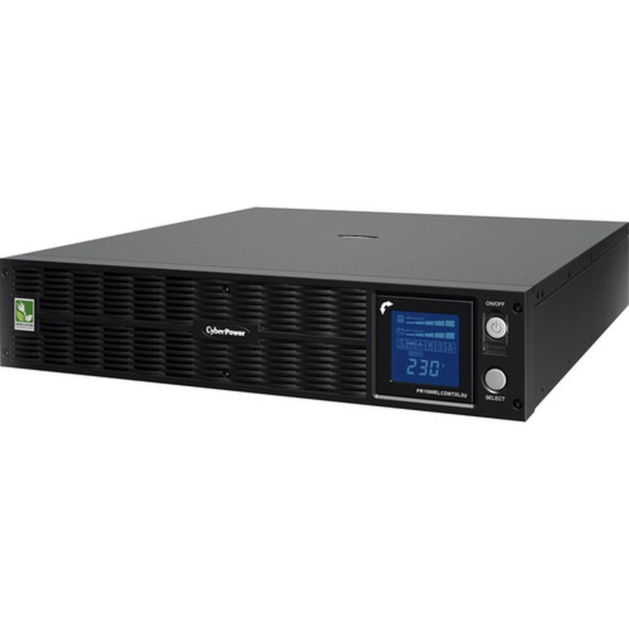 CyberPower 1500 VA Line Interactive UPS - 2U RackTower - AVR - 6 Hour Recharge - 9 Minute Stand-by - 220 V AC 230 V AC 240 V AC - V PR1500ELCDRTXL2U