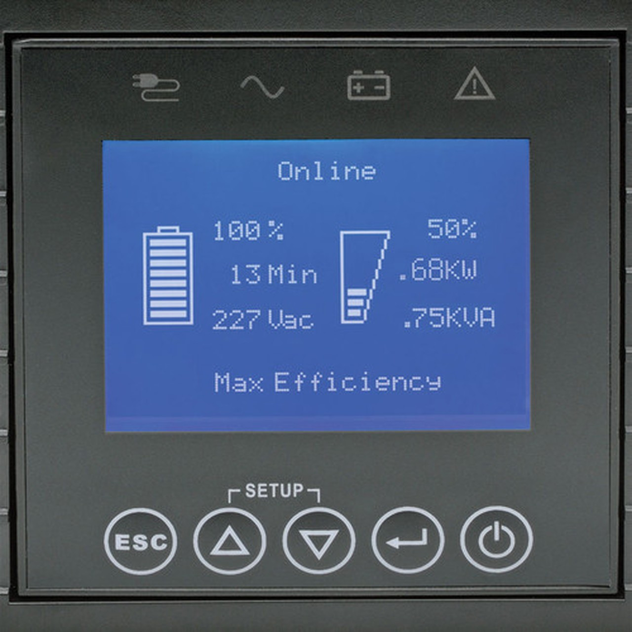 Tripp Lite by Eaton SUINT1000LCD2U SmartOnline 1kVA 900W On-Line Double-Conversion UPS - 2U Rack-mountable - 410 Hour Recharge - 470 SUINT1000LCD2U