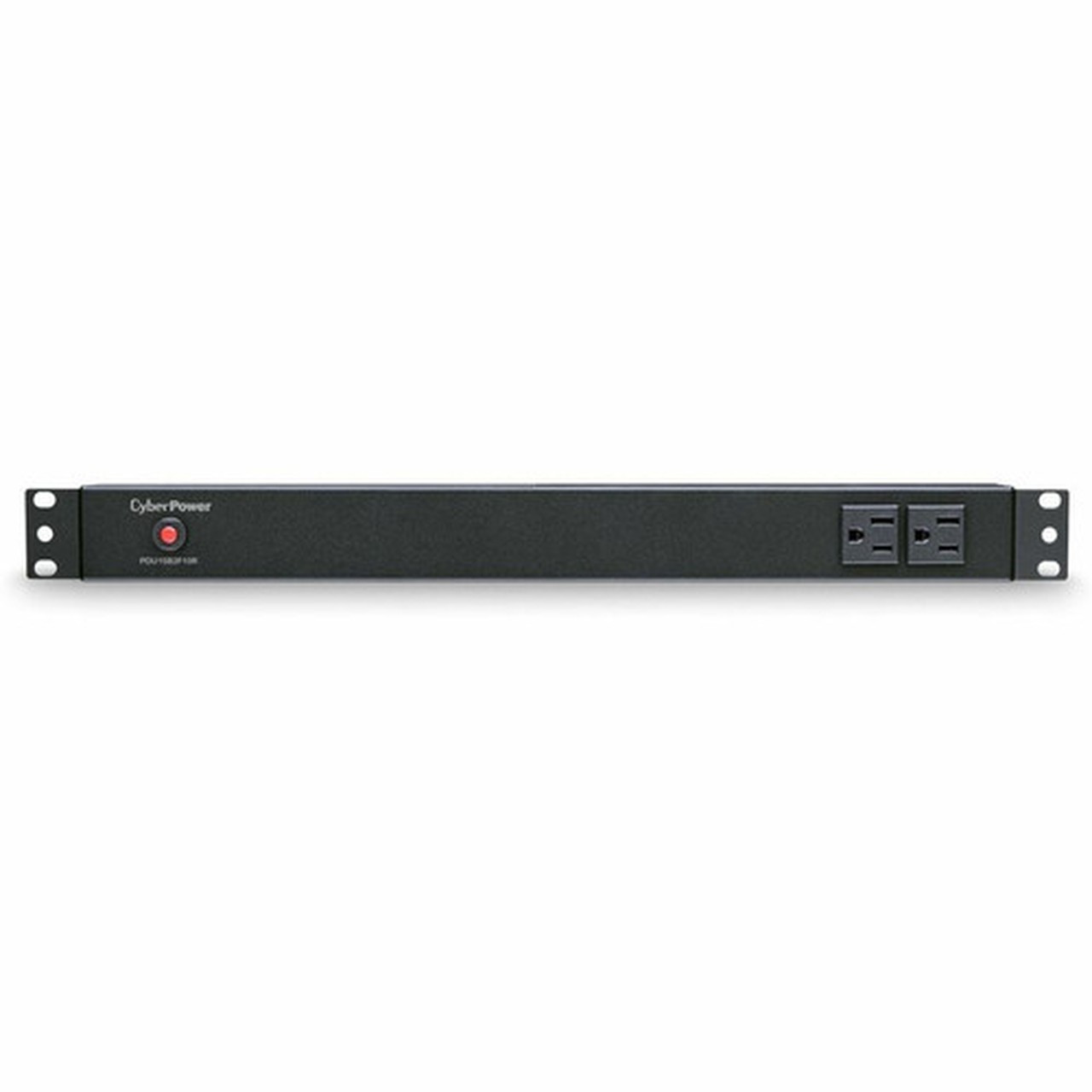 CyberPower PDU15B2F10R 12-Outlets PDU - Basic - NEMA 5-15P - 12 x NEMA 5-15R - 120 V AC - 1U - Vertical - Rack-mountable PDU15B2F10R