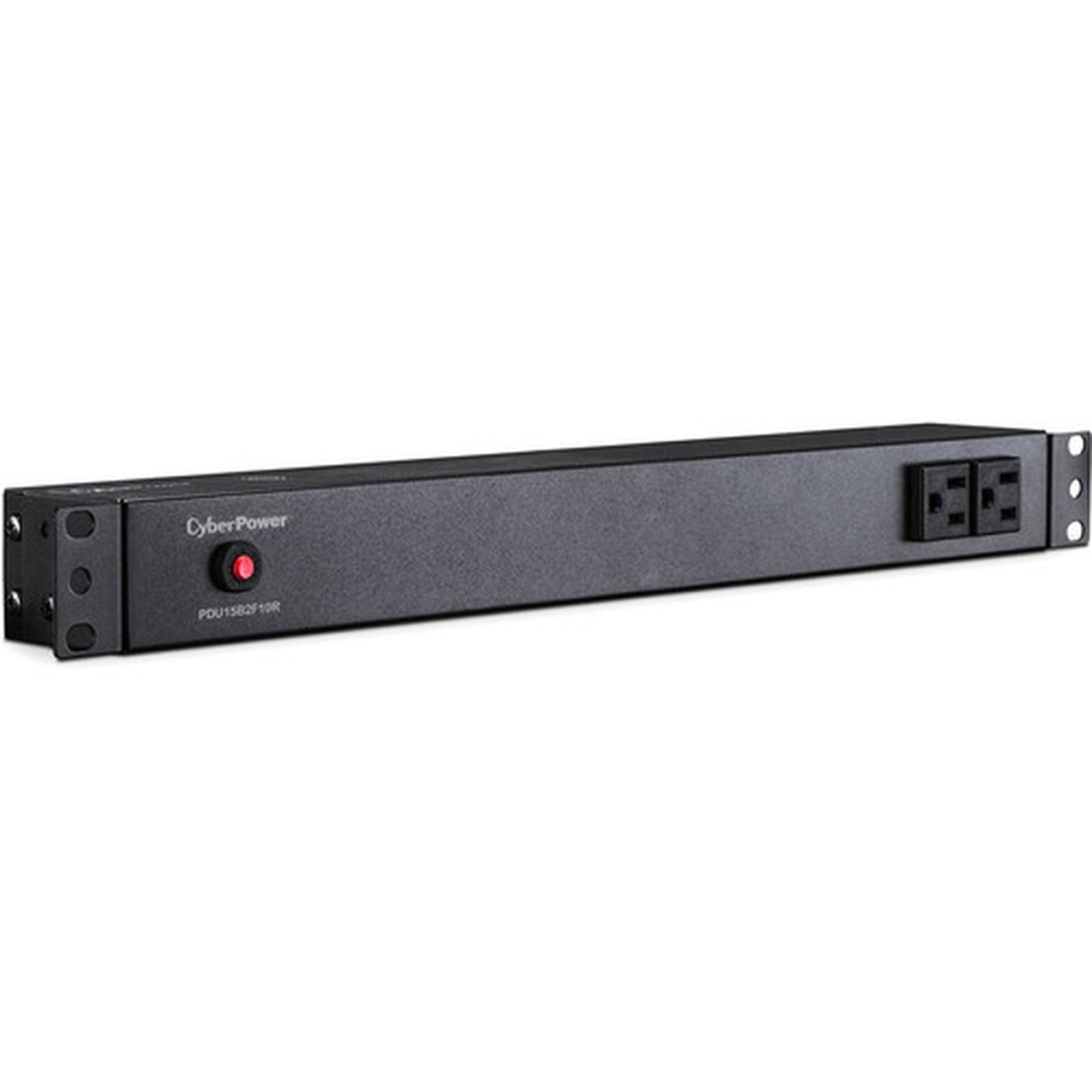 CyberPower PDU15B2F10R 12-Outlets PDU - Basic - NEMA 5-15P - 12 x NEMA 5-15R - 120 V AC - 1U - Vertical - Rack-mountable PDU15B2F10R