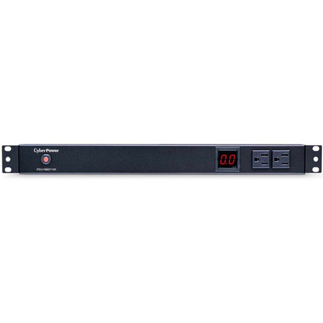 CyberPower PDU15M2F10R 12-Outlets PDU - Metered - NEMA 5-15P - 12 x NEMA 5-15R - 120 V AC - 1U - Vertical - Rack-mountable PDU15M2F10R