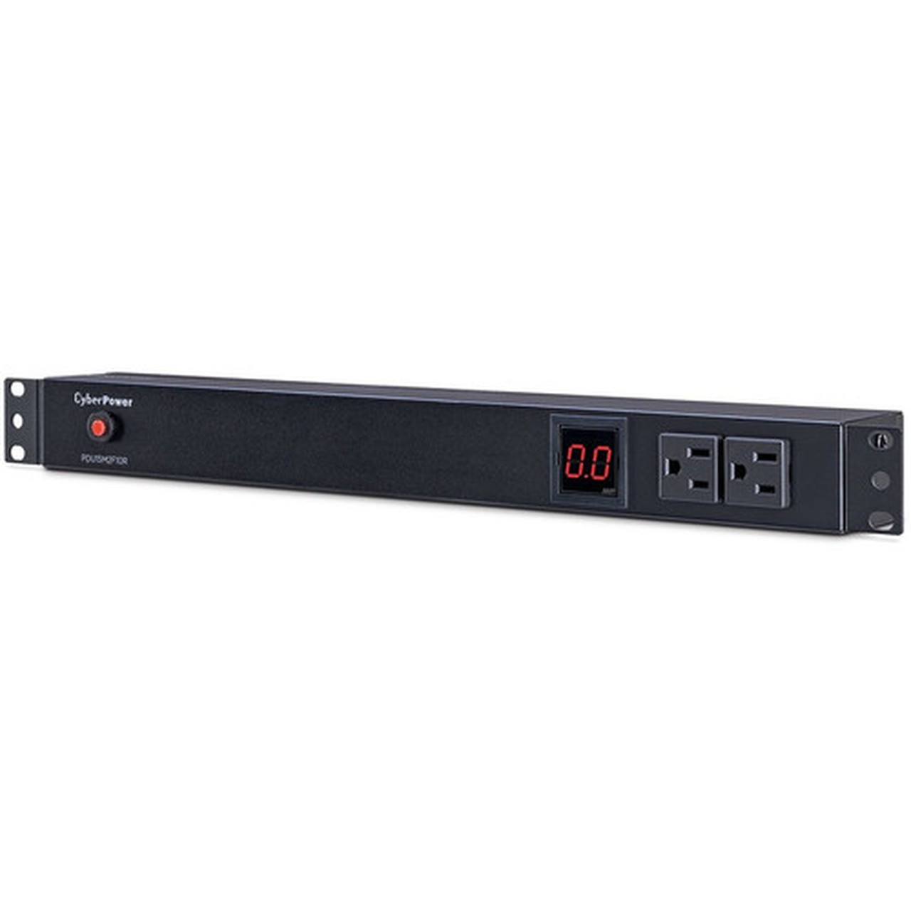 CyberPower PDU15M2F10R 12-Outlets PDU - Metered - NEMA 5-15P - 12 x NEMA 5-15R - 120 V AC - 1U - Vertical - Rack-mountable PDU15M2F10R