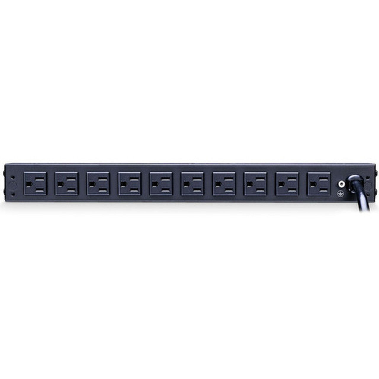 CyberPower PDU15M2F10R 12-Outlets PDU - Metered - NEMA 5-15P - 12 x NEMA 5-15R - 120 V AC - 1U - Vertical - Rack-mountable PDU15M2F10R