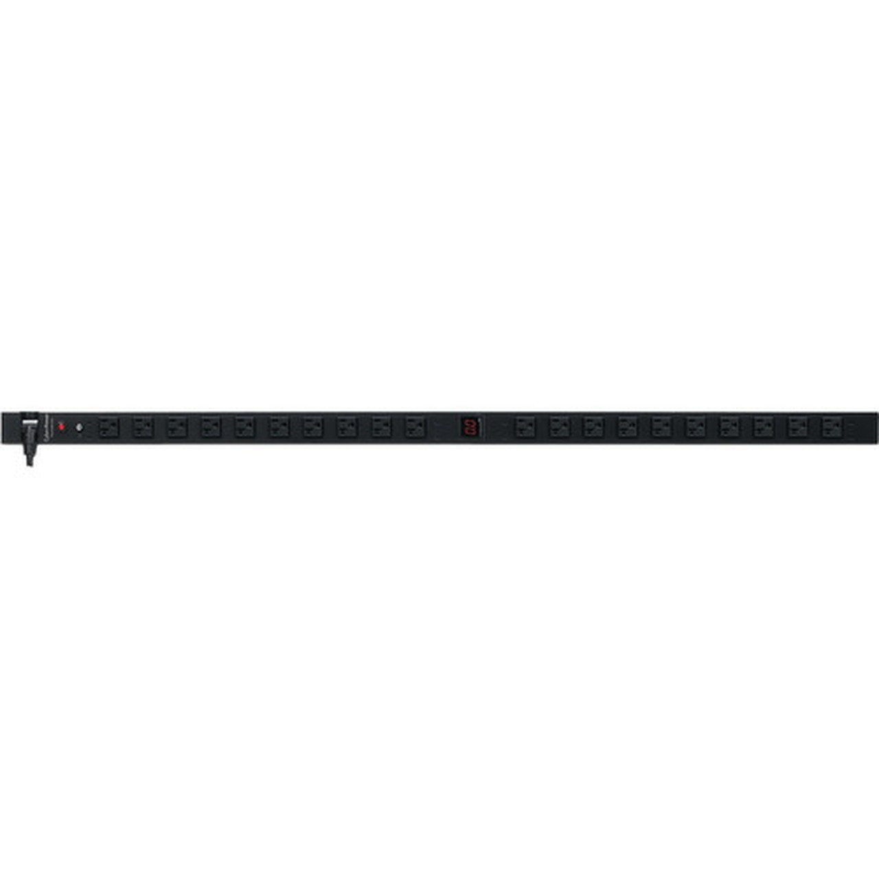CyberPower PDU20MV20F 20-Outlets PDU - Metered - NEMA 5-20P - 20 x NEMA 5-20R - 120 V AC - Vertical - Rack-mountable PDU20MV20F