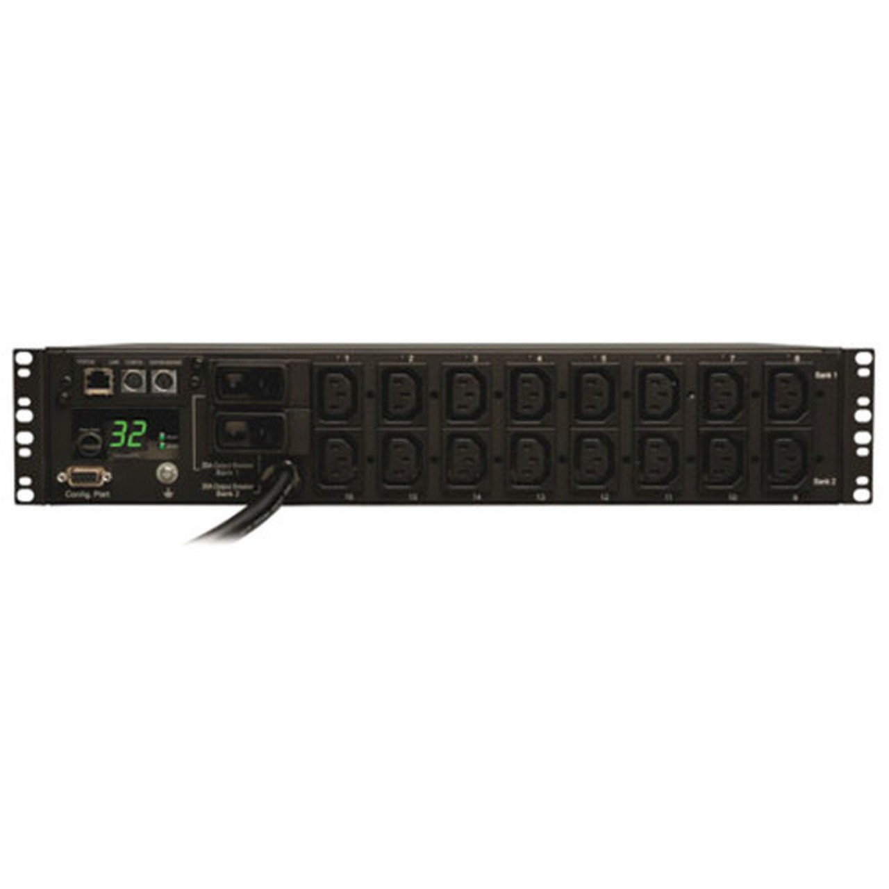 Tripp Lite by Eaton Switched PDUMH32HVNET 16-Outlets 74kW PDU - Switched - 16 x IEC 60320 C13 - 230 V AC - 736 kW - 2U - Horizontal PDUMH32HVNET