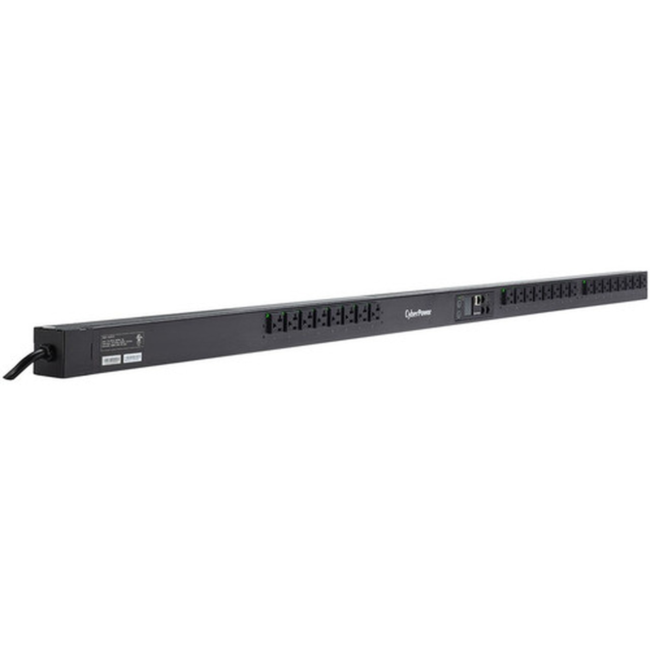 CyberPower PDU41101 Switched PDU Series - Switched - NEMA L5-20P - 24 x NEMA 5-20R - 120 V AC - Network RJ-45 - 0U - Vertical - PDU41101