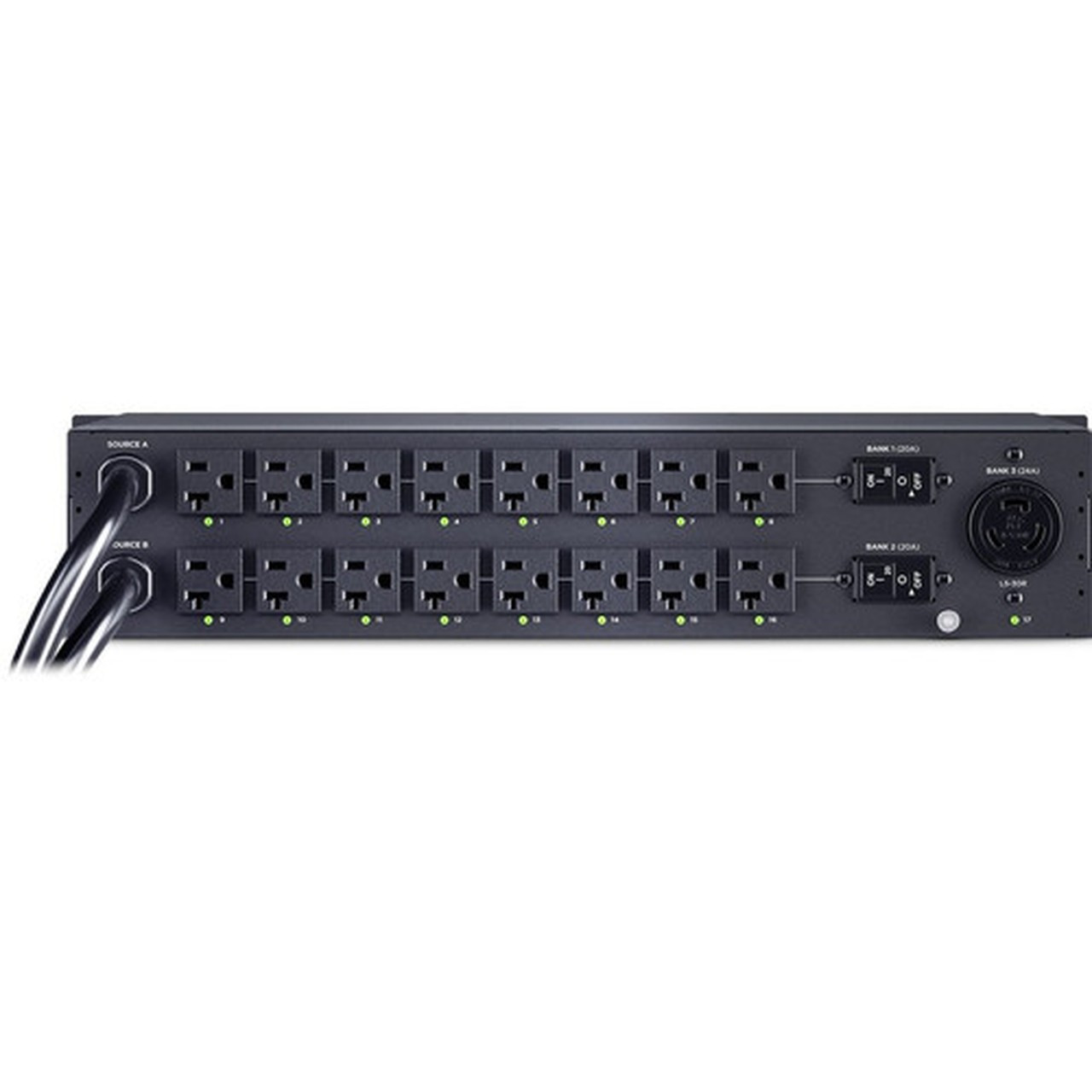 CyberPower Metered ATS PDU PDU44003 17-Outlets PDU - Metered - NEMA L5-30P - 16 x NEMA 5-20R 1 x NEMA L5-30R - 120 V AC - Network - - PDU44003