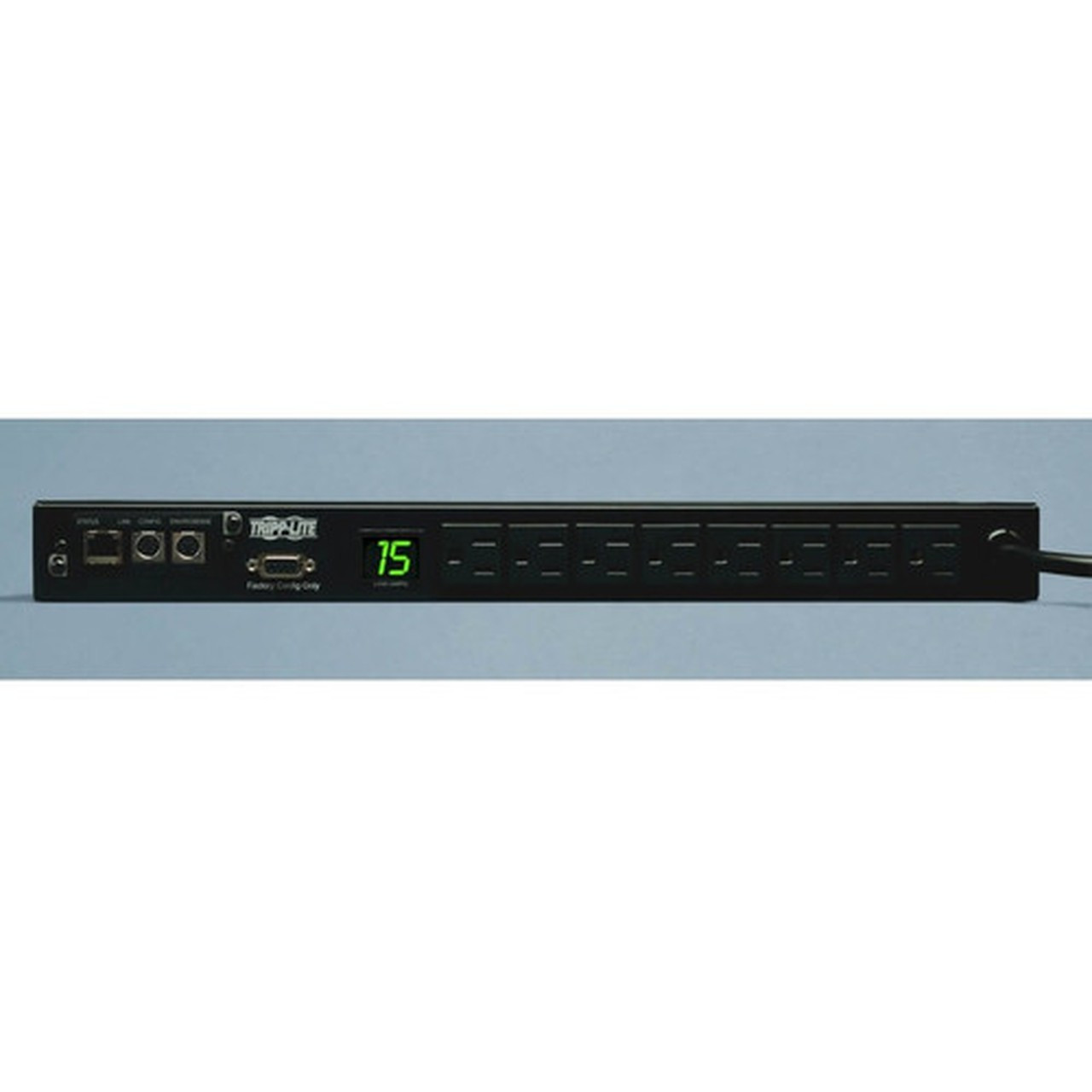 Tripp Lite PDUMNH15 PDU Monitored 120V 15A 8 Outlet - 8 x NEMA 5-15R - 1U Horizontal Rackmount PDUMNH15