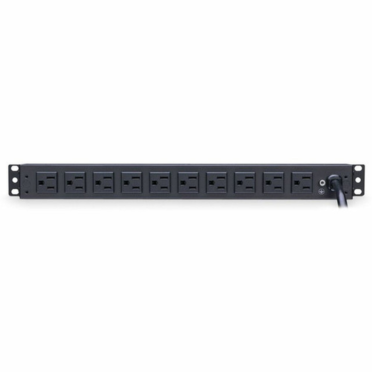 CyberPower PDU15B10R 10-Outlets PDU - Basic - NEMA 5-15P - 10 x NEMA 5-15R - 120 V AC - 1U - Vertical - Rack-mountable PDU15B10R