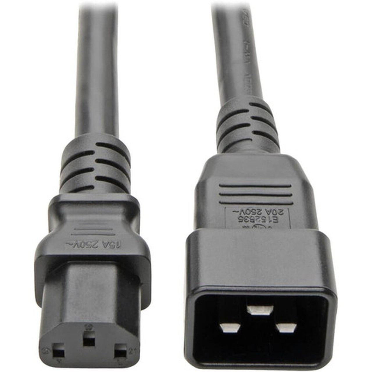 Tripp Lite 3ft PDU Power Cord Cable C13 to C20 Heavy Duty 15A 12AWG 3 - For PDU Computer Server UPS Network Device - 120 V AC  V P032-003