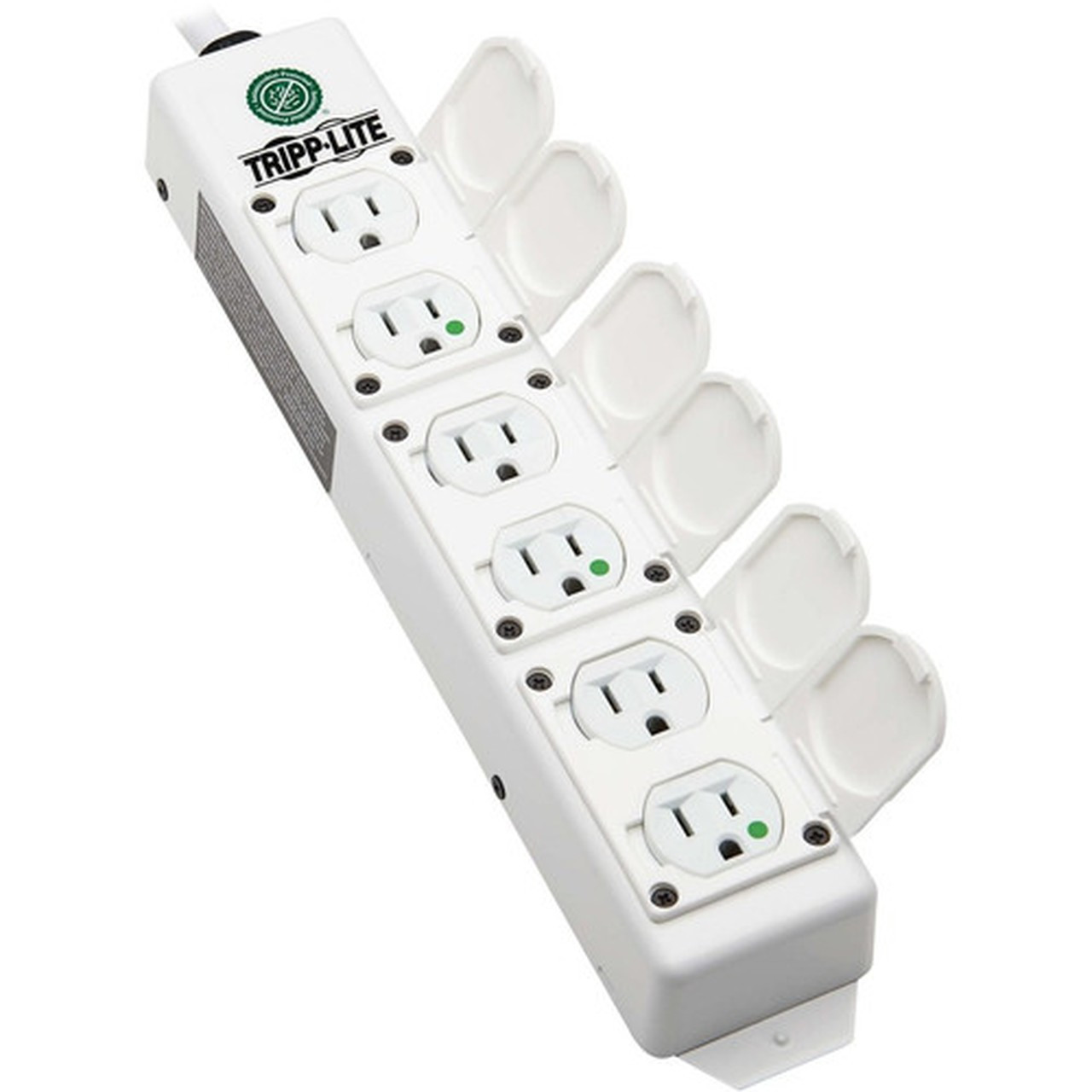 Tripp Lite by Eaton Safe-IT PS-615-HGDG 6-Outlets Power Strip - NEMA 5-15P-HG - 6 x NEMA 5-15R-HG - 15 ft Cord - 15 A Current - 120 V PS-615-HGDG