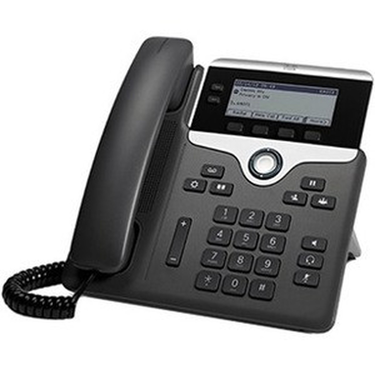 Cisco 7821 IP Phone - Corded - Wall Mountable - Charcoal - 2 x Total Line - VoIP - 35 - User Connect License - 2 x Network RJ-45 - CP-7821-K9