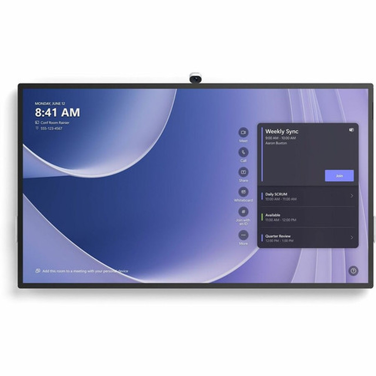 Microsoft Surface Hub 3 for Business - 85 LCD - Intel Core i5 - 32 GB - In-cell Touch - Touchscreen - 169 Aspect Ratio - 3840 x 2160 VYA-00003