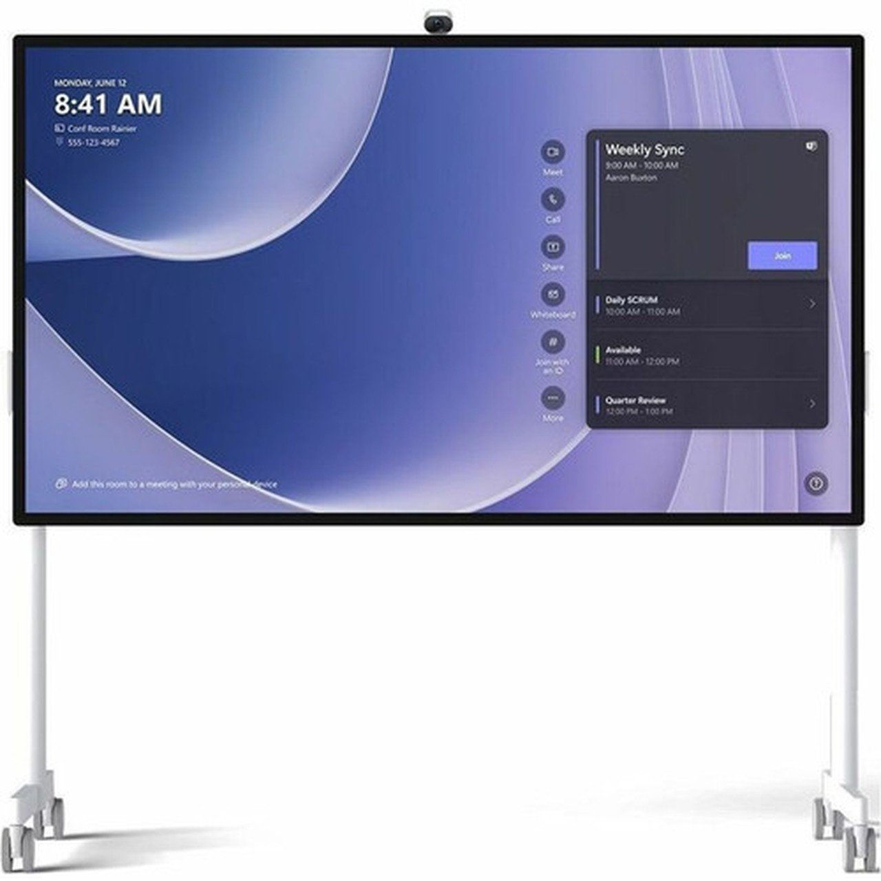 Microsoft Surface Hub 3 for Business - 85 LCD - Intel Core i5 - 32 GB - In-cell Touch - Touchscreen - 169 Aspect Ratio - 3840 x 2160 VYA-00003