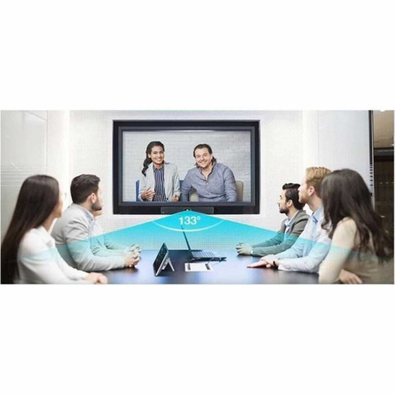 Yealink ZVC400 Video Conference Equipment - For Video Conferencing Meeting Room - 3840 x 2160 Video Live - 4K - 60 fps - 1 x - 2 x ZVC400-C2-A00
