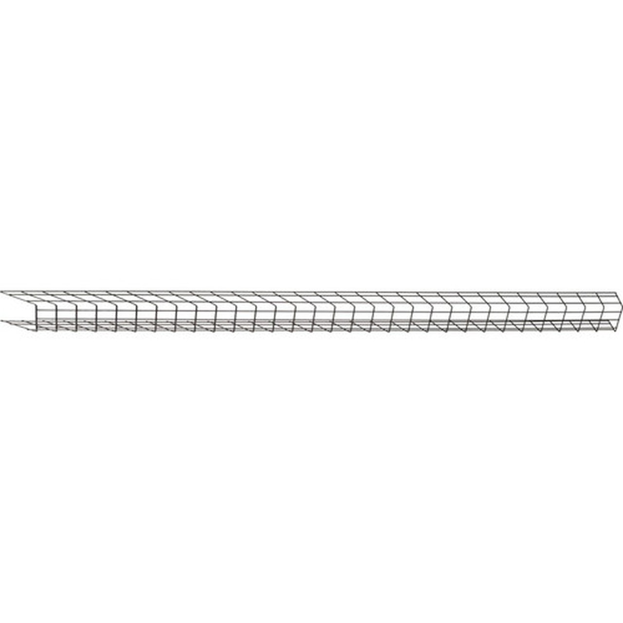 Tripp Lite by Eaton Wire Mesh Cable Tray - 150 x 100 x 1500 mm 6 in x 4 in x 5 ft 2-Pack - Cable Tray - Black - 2 - Steel SRWB6410X2STR