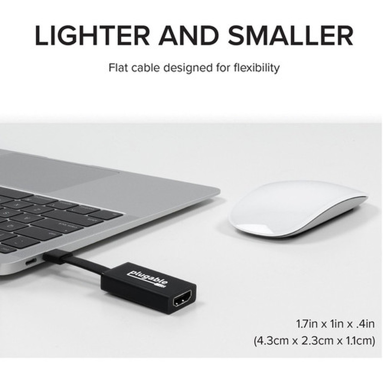 Plugable USB-C to HDMI Adapter - 1 x USB Type C USB 31 USB Male - 1 x HDMI HDMI 14 Digital AudioVideo Female - 3840 x 2160 USBC-THDMI