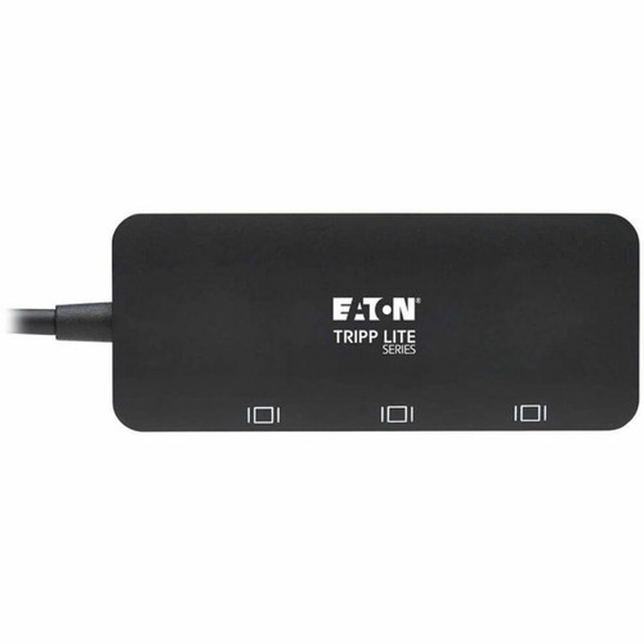 Tripp Lite by Eaton U444-3DP-MST USB-C Adapter Triple Display Black - 1 x Type C USB 32 Gen 2 Powered USB Male - 3 x DisplayPort U444-3DP-MST