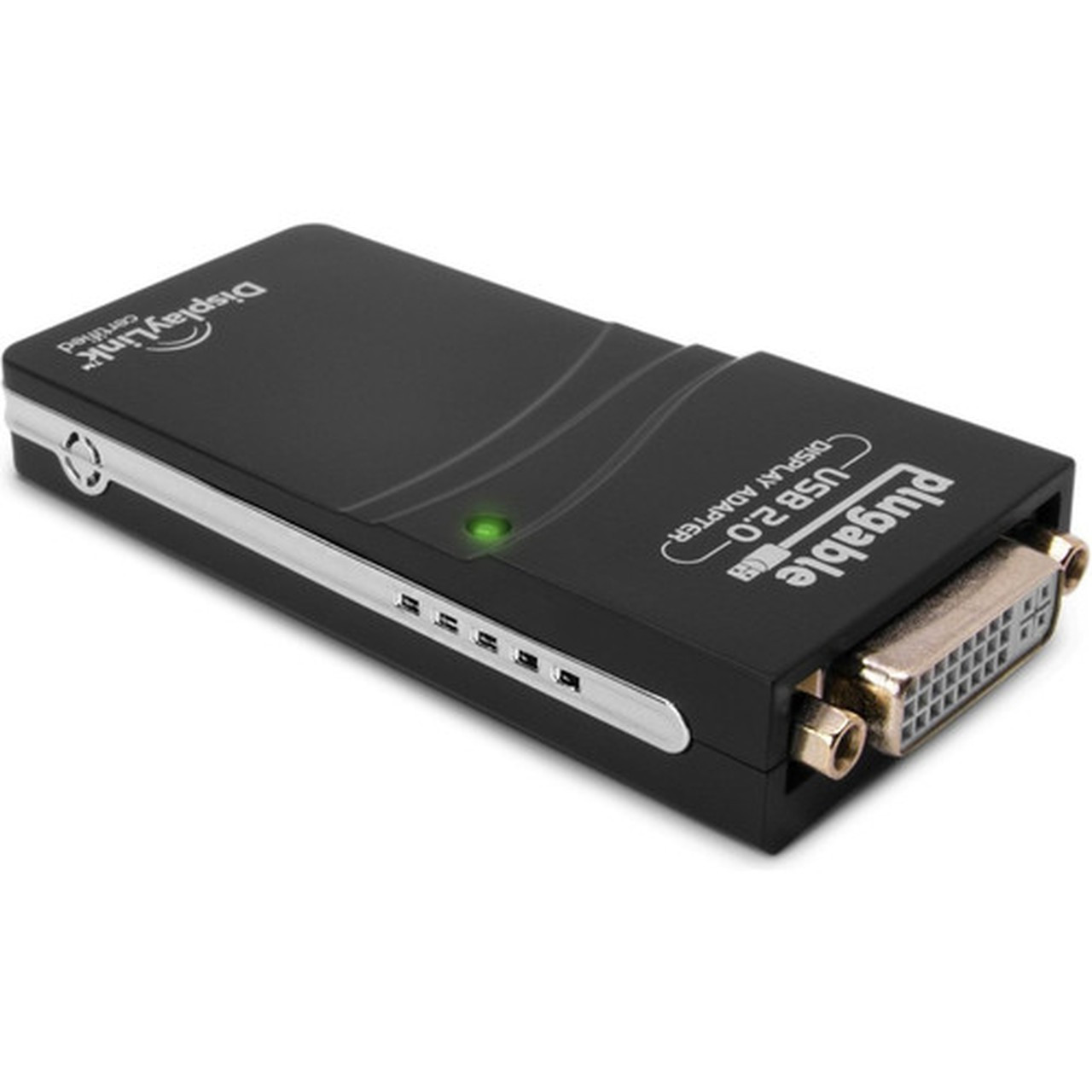 Plugable USB 20 to DVIVGAHDMI Video Graphics Adapter for Multiple Monitors - USB 20 - 1 x DVI Video Male - 1920 x 1080 Supported UGA-165