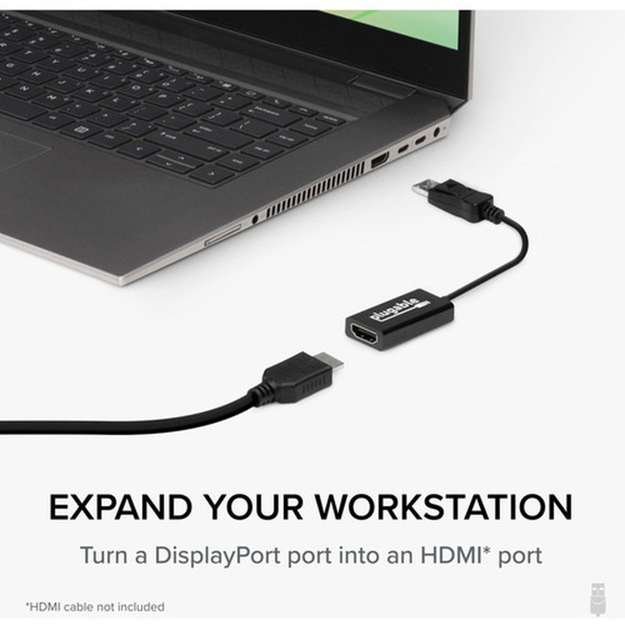 Plugable Displayport TO Hdmi Active Adapter - 7 DisplayPortHDMI AV Cable for AudioVideo Device Tablet PC Projector HDTV PC - DP-HDMI