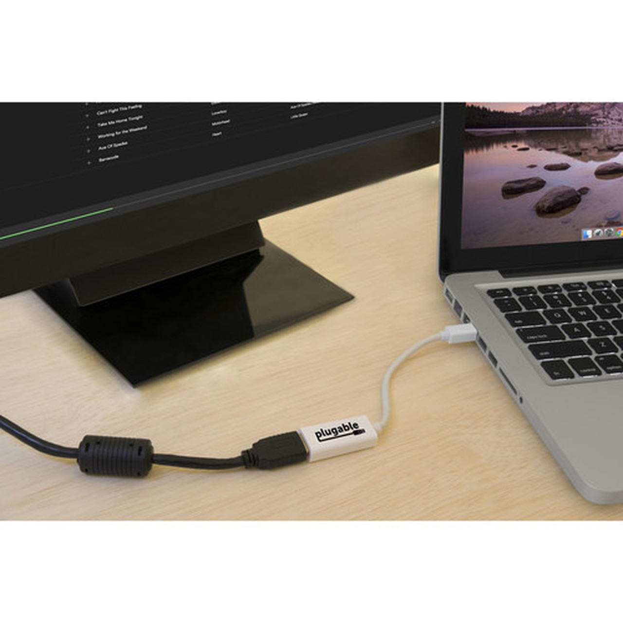 Plugable Mini Displayport TO HDMI Adapter Passive - HDMIMini DisplayPort AV Cable for Monitor Desktop Computer TV Tablet PC - MDPM-HDMIF