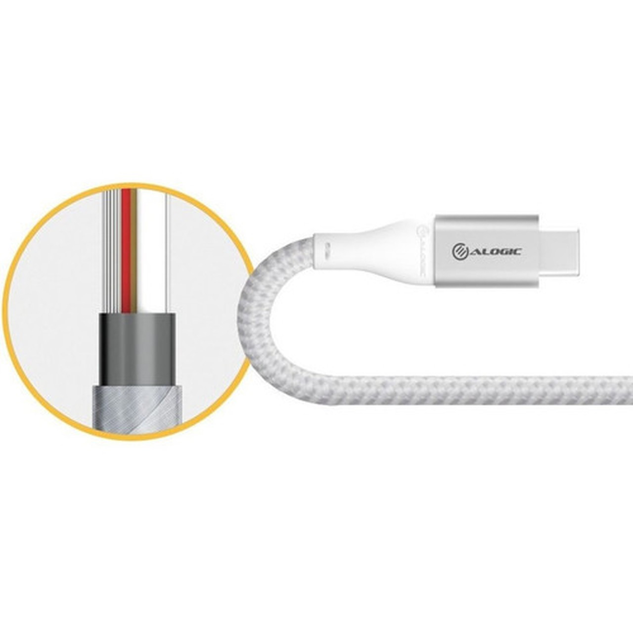 Alogic Super Ultra USB 31 USB-C to USB-A Adapter - 15cm - Silver - 59 USBUSB-C Data Transfer Cable for Phone Tablet Notebook - ULCAA-SLV
