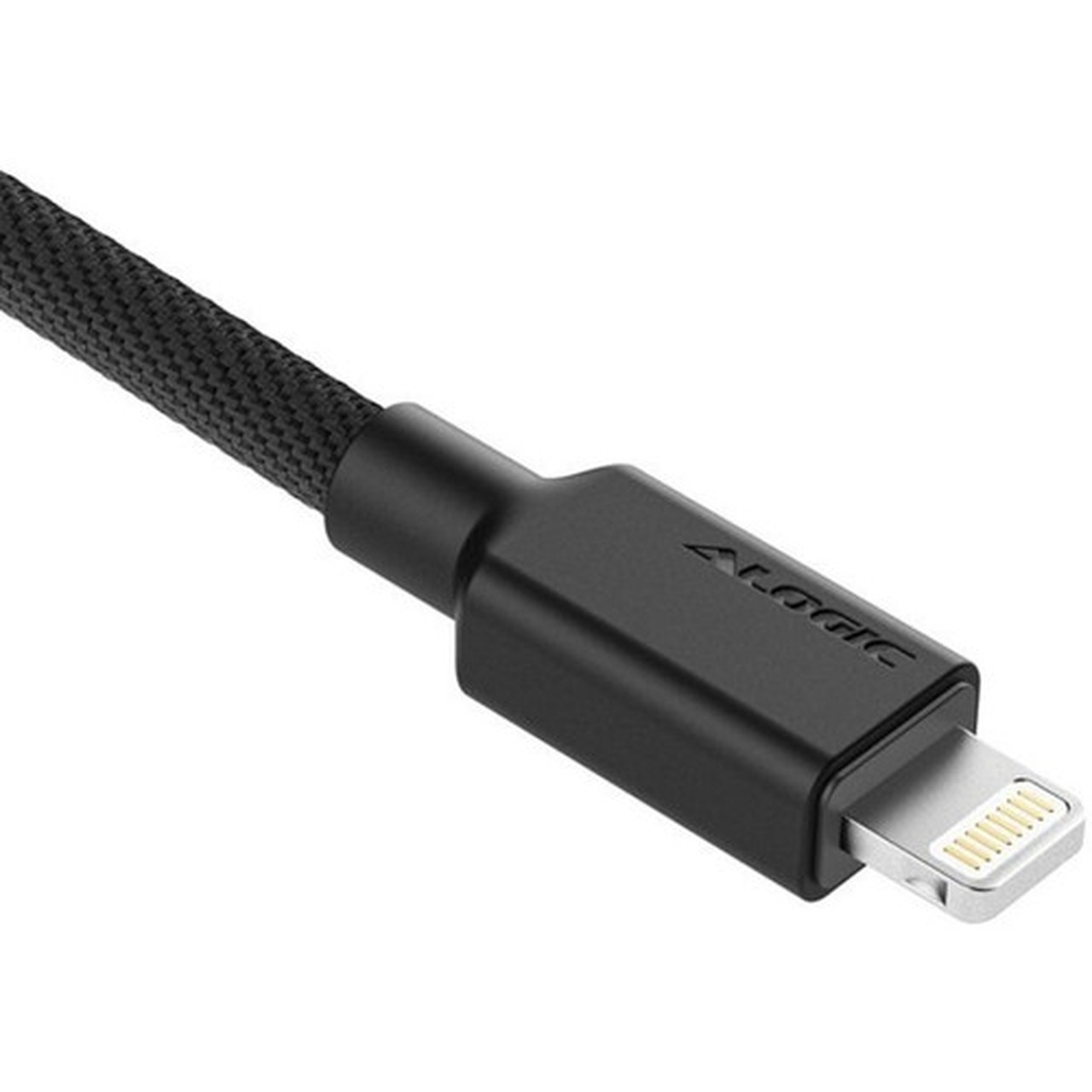 ALOGIC Elements PRO USB-A to Lightning 1m Cable - Black - 33 ft LightningUSB Data Transfer Cable for iPhone iPad iPod - First End ELPA8P01-BK