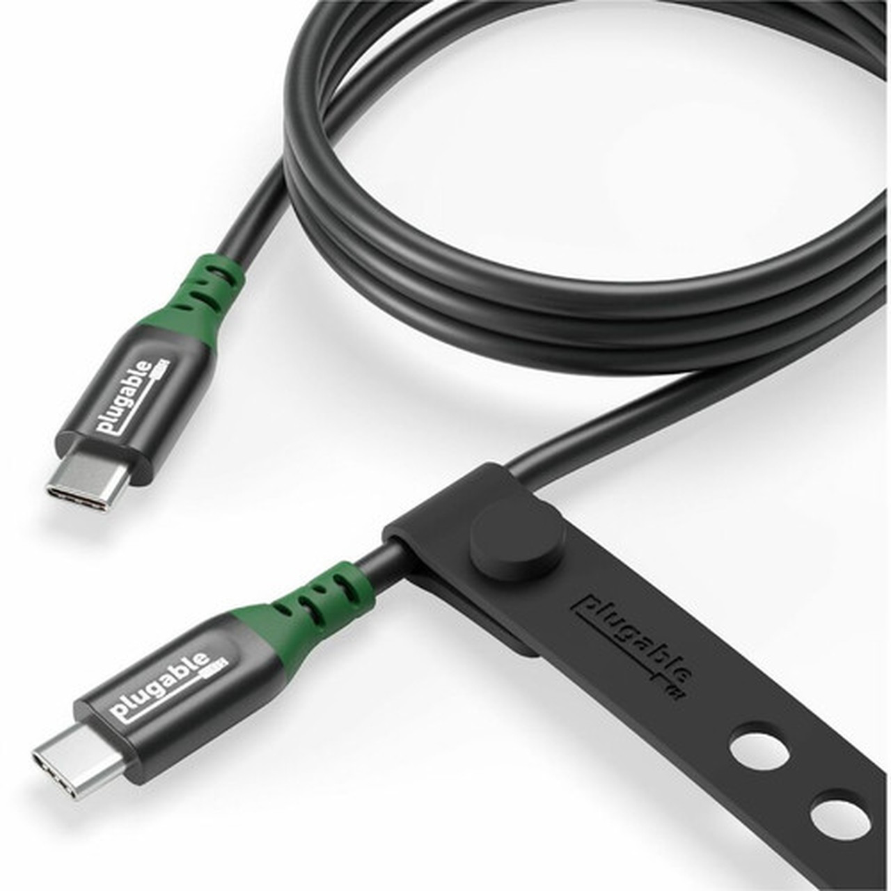 Plugable USB-C 20Gbps 240W EPR Cable - 33 ft USB-C Data Transfer Cable for Notebook Smartphone Tablet Docking Station - 20 Gbits USBC-240W-1M